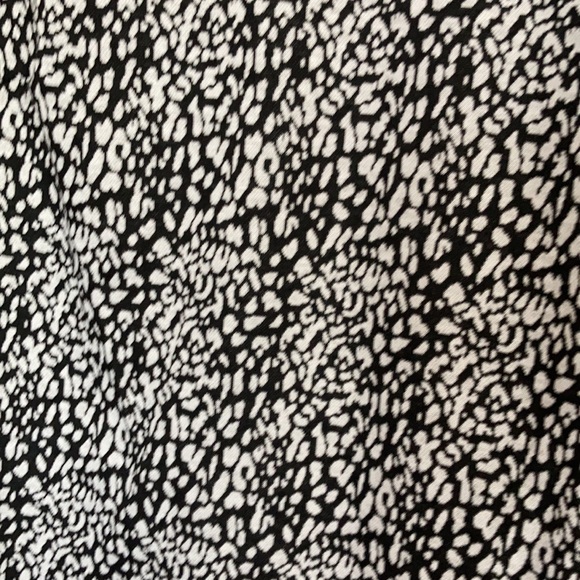 Nine West Dresses & Skirts - Nine West dress faux leather neckline abstract animal print like 12